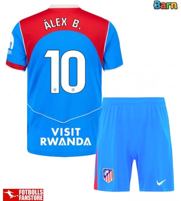 Atletico Madrid Alex Baena #10 Tredje Tröja Barn 2025-26 Kortärmad (+ Korta byxor)